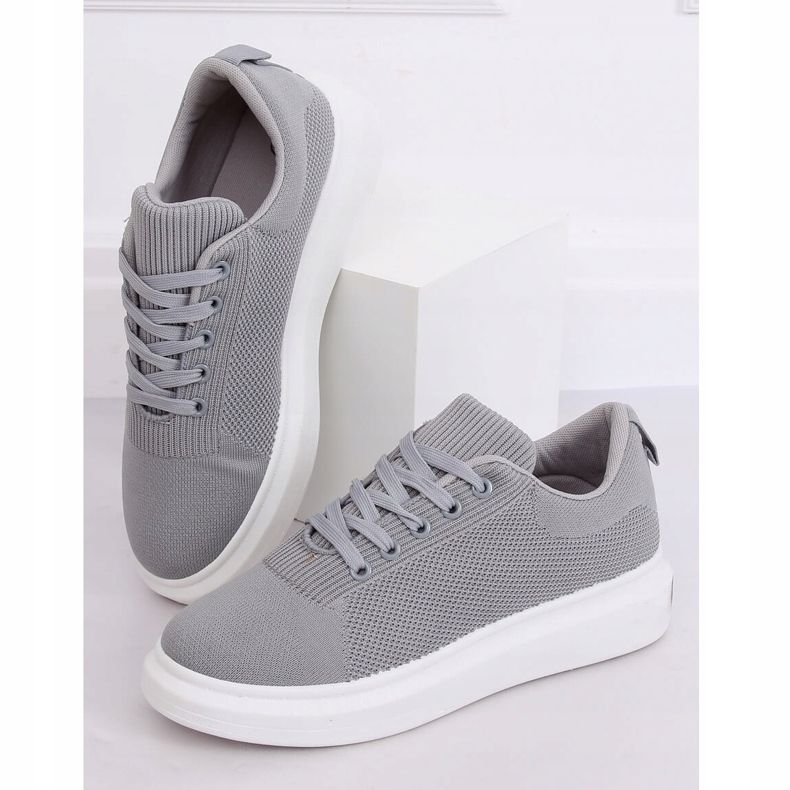 Grå kvinders grå sneakers LV82P Grå 1