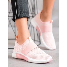 SHELOVET Slip-on mode sko lyserød 1