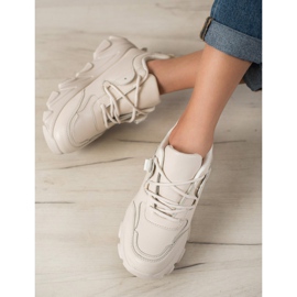 Bella Paris Snøre i Beige sneakers 1