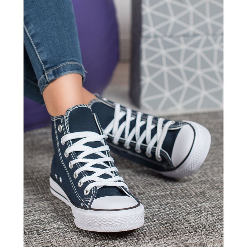Super Me Høje sneakers blå 1