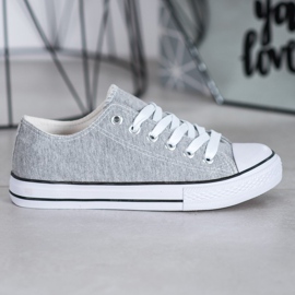 SDS Tekstil sneakers grå 3