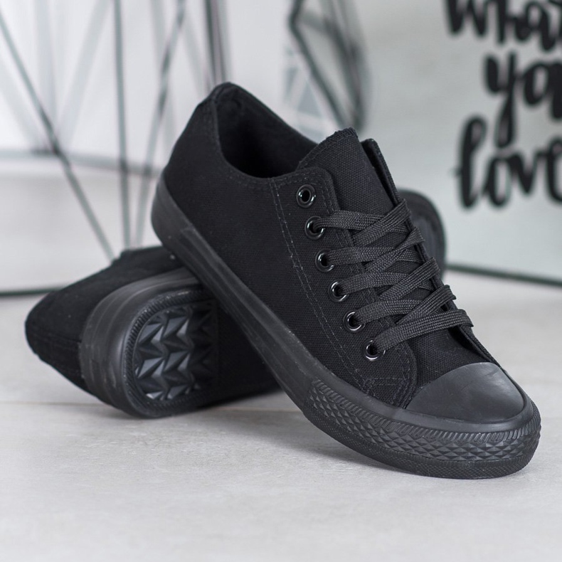 SDS Tekstil sneakers sort 1