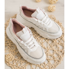 SHELOVET Stilfulde sneakers hvid 3