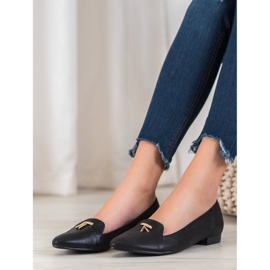 Goodin Skinnende sorte ballerinaer 1