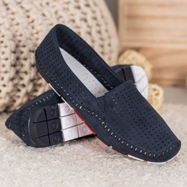 Goodin Openwork Slip On Sko blå 1