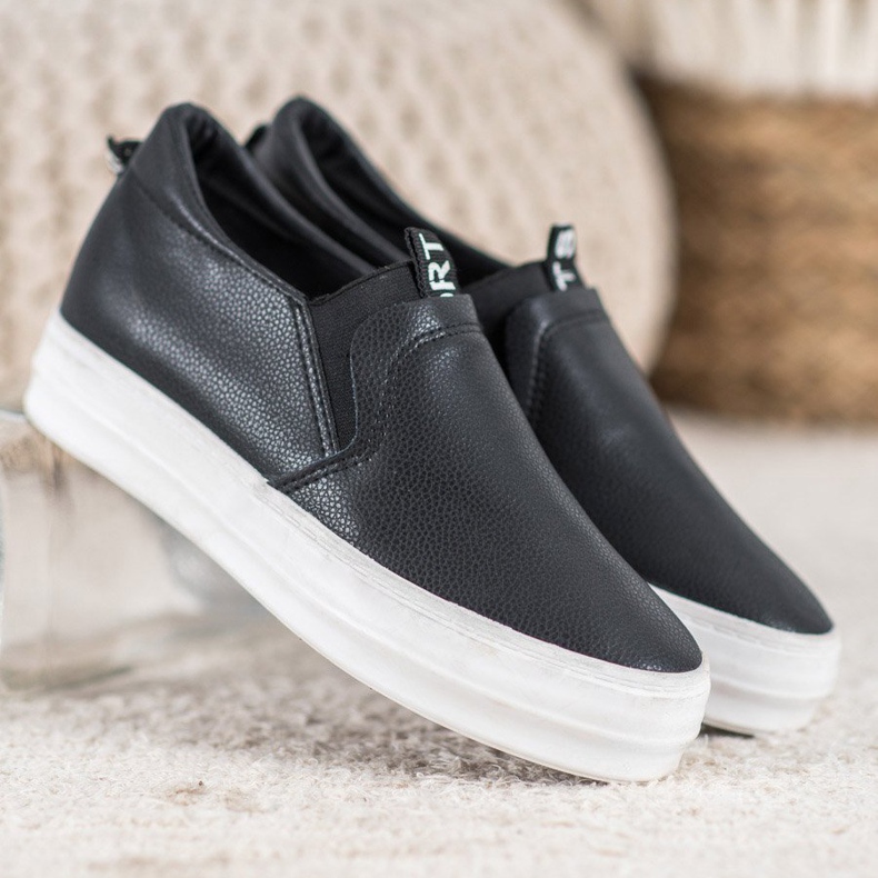 Bona Sort Slip On Sko 1