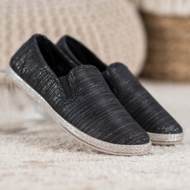 SHELOVET Komfortable Slipons sort 1