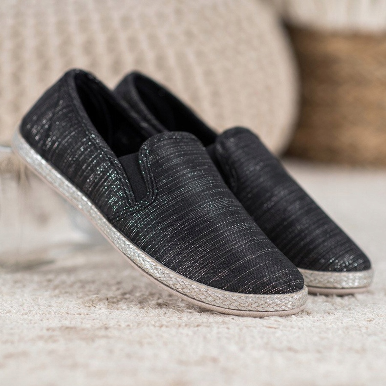 SHELOVET Komfortable Slipons sort 1