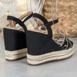 Small Swan Sandaler i ruskind sort 1