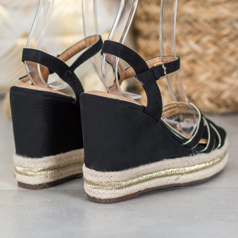 Small Swan Sandaler i ruskind sort 1