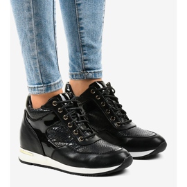 Sorte kile sneakers S0075-1 1