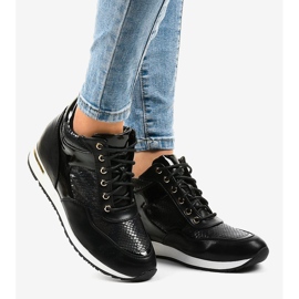 Sorte kile sneakers S0075-1 2