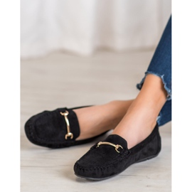 Seastar Stilrene loafers i ruskind sort 2