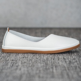 Læder Slip On VINCEZA sko hvid 2