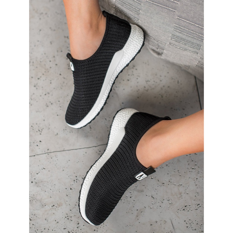 SHELOVET Openwork Slipons sort 2