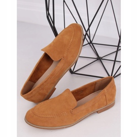 Kvinders loafers camel T359P Camel brun 1