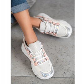 Seastar Sneakers med glitter hvid flerfarvet 1