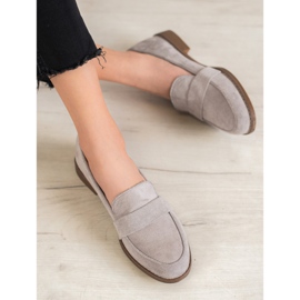 Seastar Slip-on ruskind sko grå 1