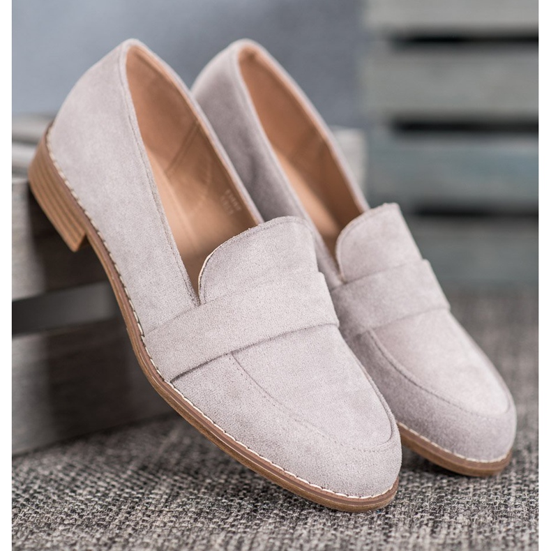 Seastar Slip-on ruskind sko grå 2