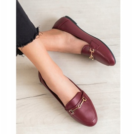 Clowse Stilfuldt Eco Leather Footwear rød 1