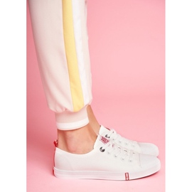 Hvide damesko sneakers Big Star FF274087 1