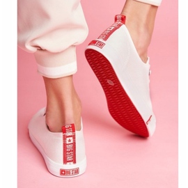 Hvide damesko sneakers Big Star FF274087 2