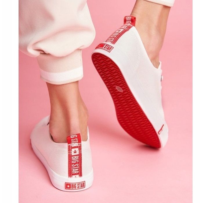 Hvide damesko sneakers Big Star FF274087 2