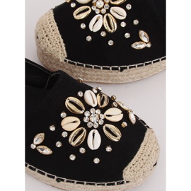 Sorte espadriller til kvinder JH96P Sort 1