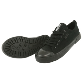 Big Star FF274A080 Kvinders sorte sneakers sorte sneakers 4