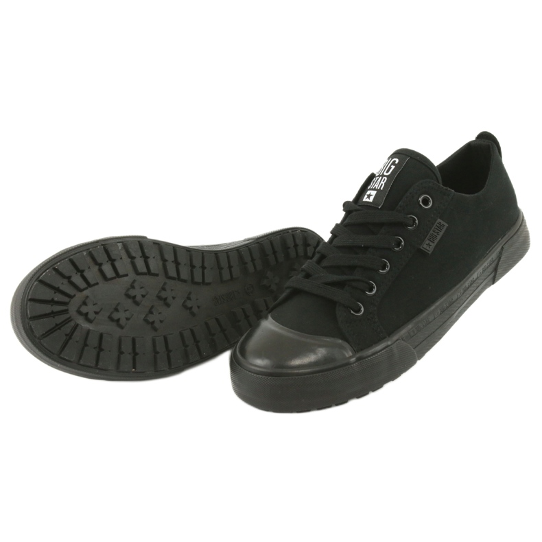 Big Star FF274A080 Kvinders sorte sneakers sorte sneakers 4