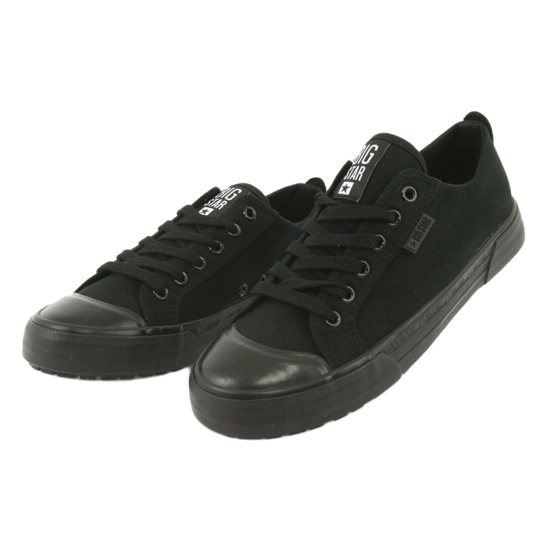 Big Star FF274A080 Kvinders sorte sneakers sorte sneakers 3