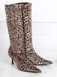 Leopard støvler B36025-L01 panter brun 2