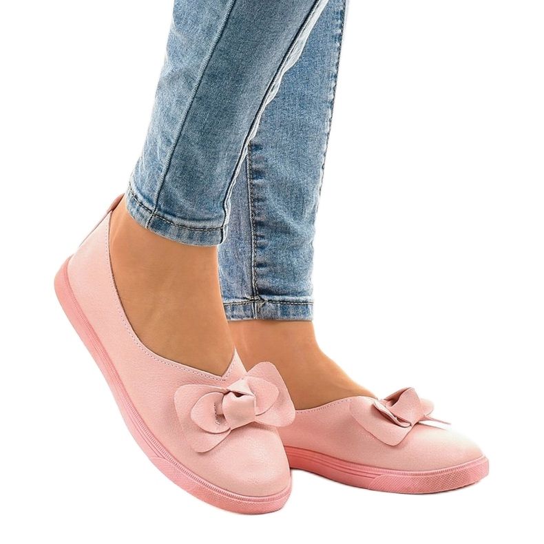 Lyserøde slip-on sneakers 8895-32 1