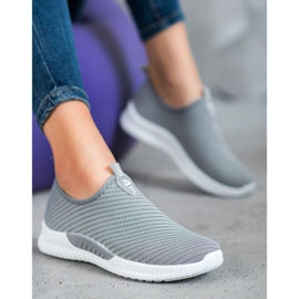 SHELOVET Slip-on sportssko grå 1