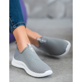 SHELOVET Slip-on sportssko grå 2
