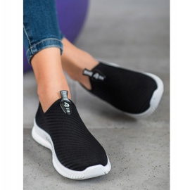 SHELOVET Slip-on sportssko sort 2