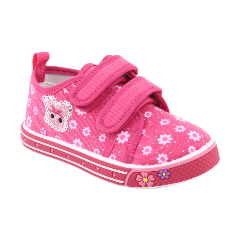 Atletico daisy velcro sneakers lyserød 1