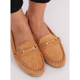 Kvinders loafers camel 22-7 Camel brun 1