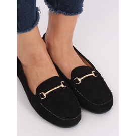 Sorte kvinders loafers 99-01A Sort 2