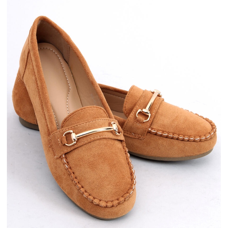 Kvinders loafers camel 99-01A Camel brun 2