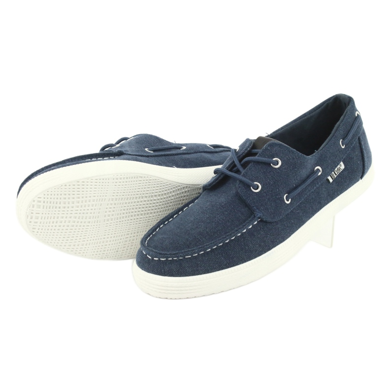Lee Cooper mænds loafers GC008Q-01 marineblå 4