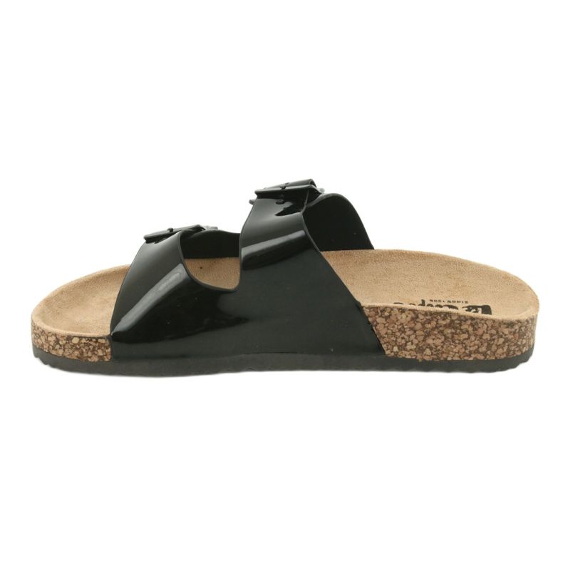 Lakeret anatomisk sort Lee Cooper 1043 hjemmesko 1