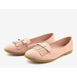 Pink Lordsy loafers med øko-ruskind 2358 lyserød 2