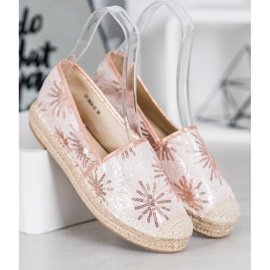Best Shoes Paillet Espadrilles lyserød 2