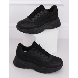 Sort DML902 All Black sportssko 1