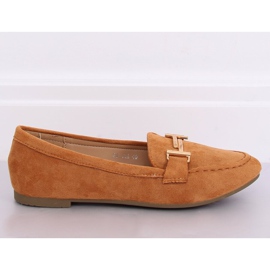 Kvinders loafers camel 99-13A Camel brun 1