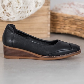 Vinceza Casual Wedge Pumps sort 1