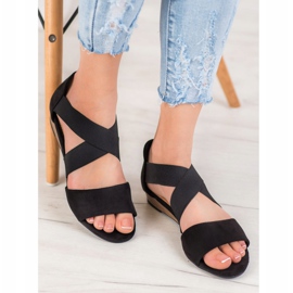 VINCEZA Sandaler med slip på sort 1
