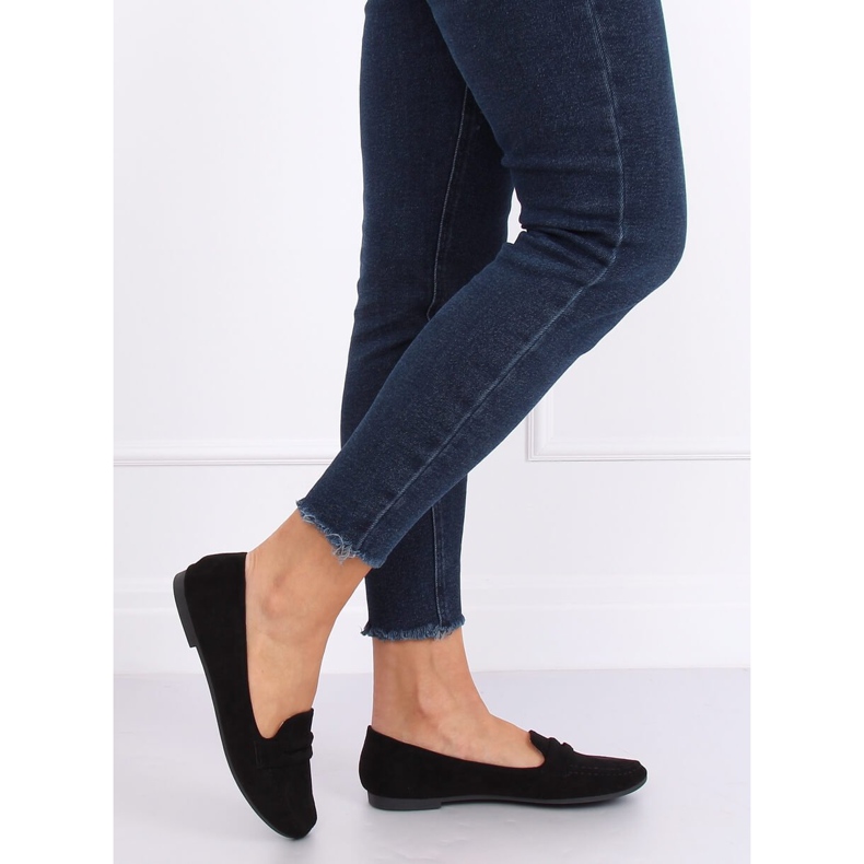 Sorte kvinders loafers 3900 Sort 1