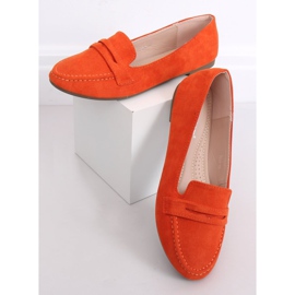 Orange damesmokasiner 3900 Orange 1